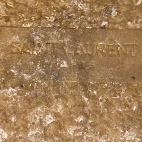 Yves Saint Laurent YSL Black Leather Logo Espadrilles Women’s 39.5 - Picture 12 of 12